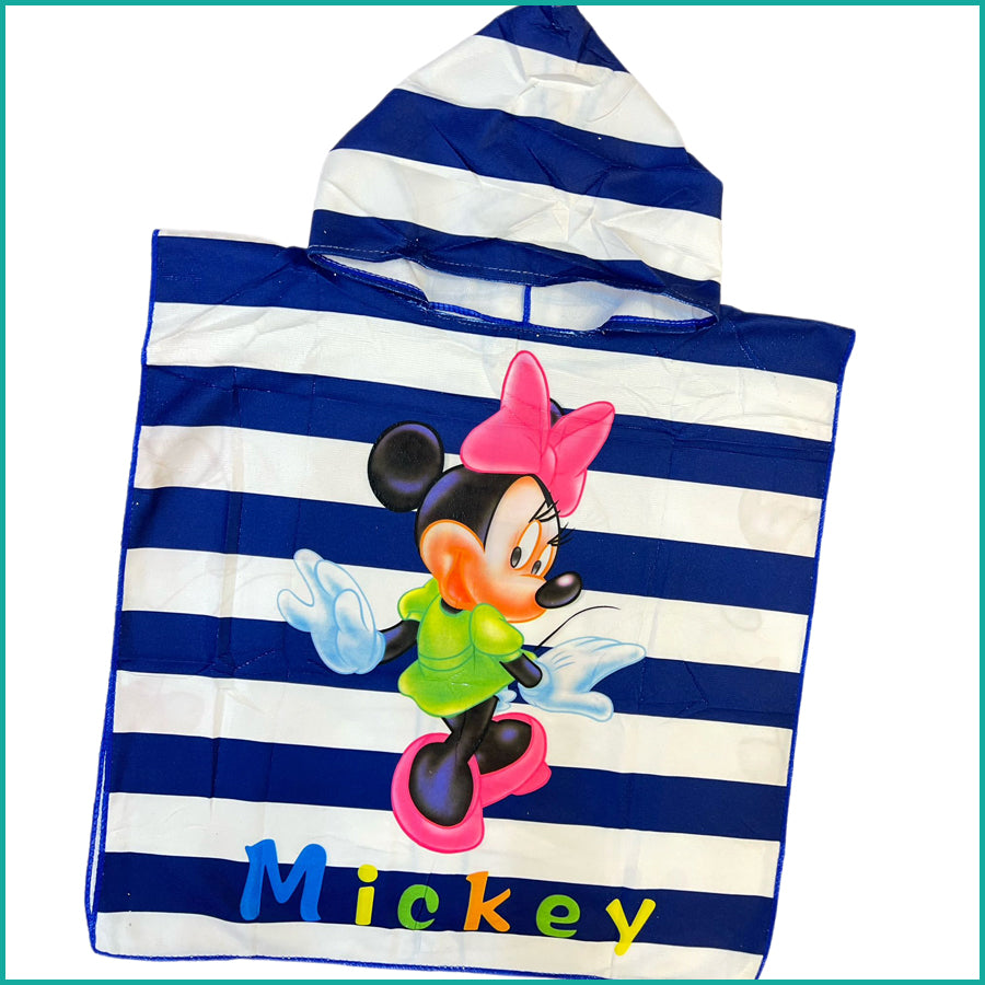 Imported Kids Soft Microfiber Towel for 1 to 7 Years Poncho Towels