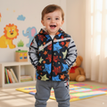 Winter Warm Birthday Zipper Jacket and Trouser Pant for 6 Months to 3 Years