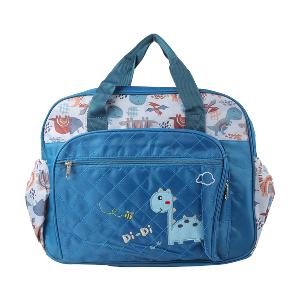 imported Waterproof Baby Cute Dino Tote Diaper Bag With Changing Mat
