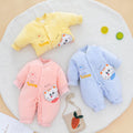 Imported 1 Pc Baby Winter 3D Cute Cat Love Polyester Filled Warm Foam Romper for 0 – 12 Months