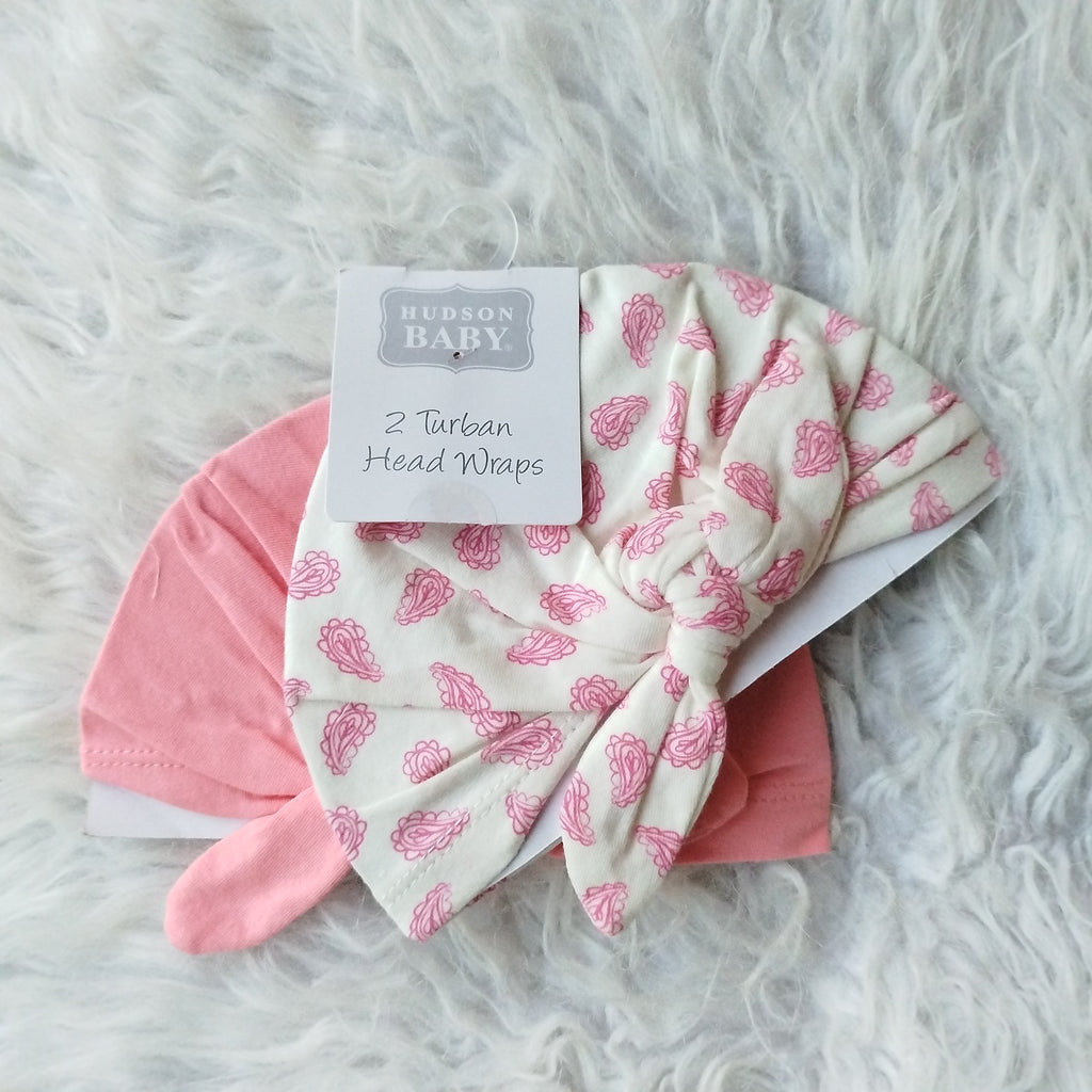 Imported Baby Pack of 2 Knot Cute Caps for 0-24 Months