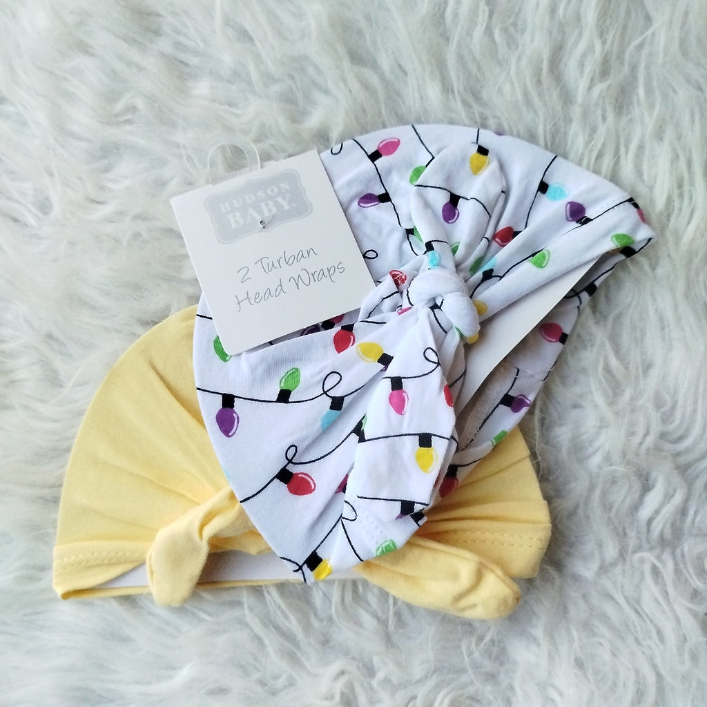 Imported Baby Pack of 2 Knot Cute Caps for 0-24 Months