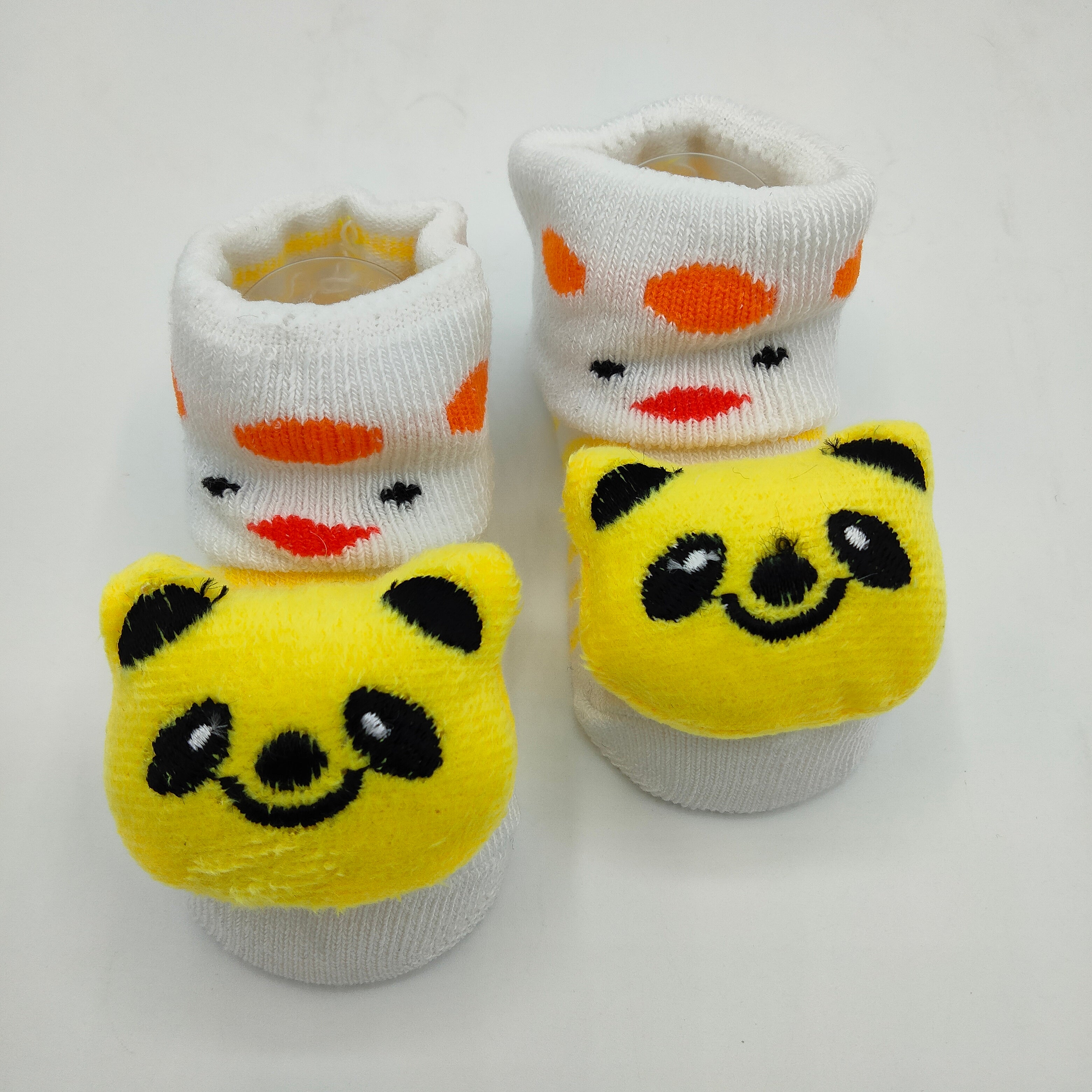 Baby Cute Cartoon Characters Booties Socks Shoes - 0-6 Months