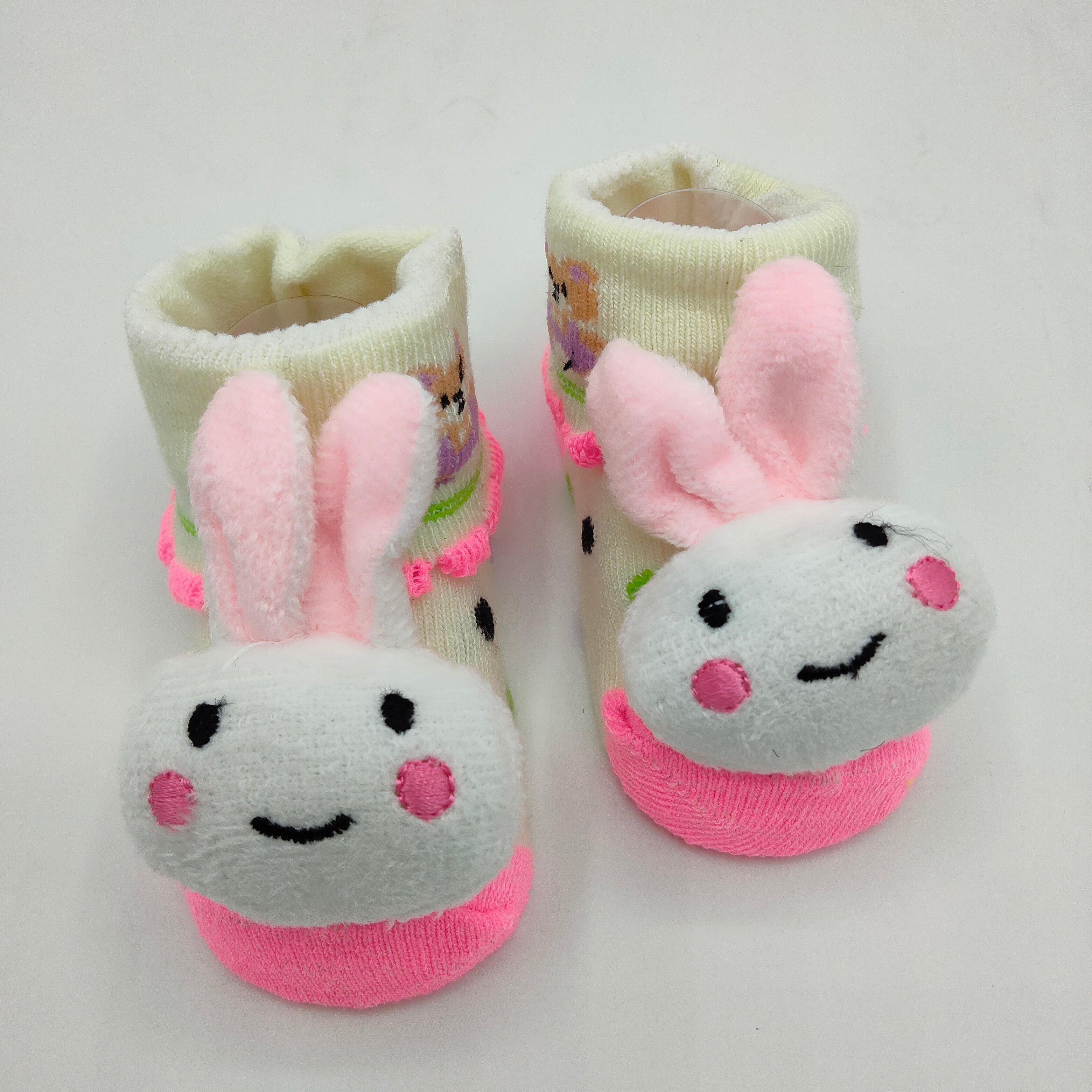 Baby Cute Cartoon Characters Booties Socks Shoes - 0-6 Months
