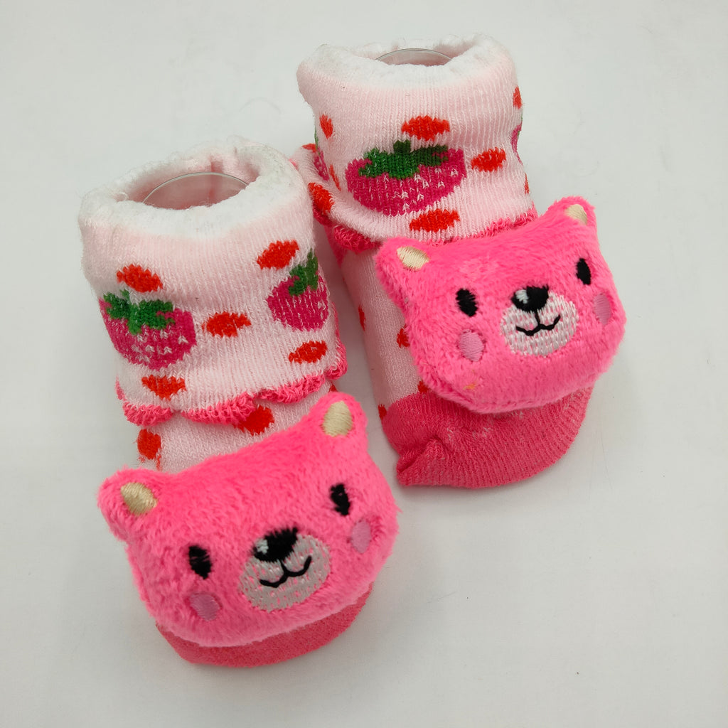 Baby Cute Cartoon Characters Booties Socks Shoes - 0-6 Months