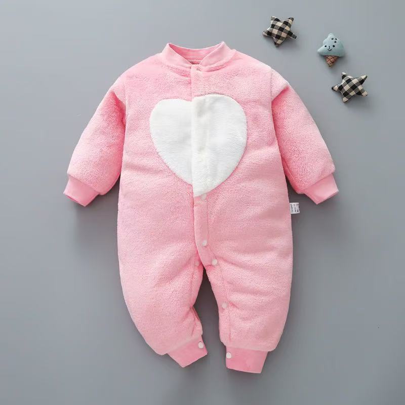 Imported Winter Baby Kids Gentleman Warm Romper for 0-18 months