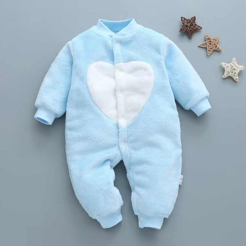 Imported Winter Baby Kids Gentleman Warm Romper for 0-18 months