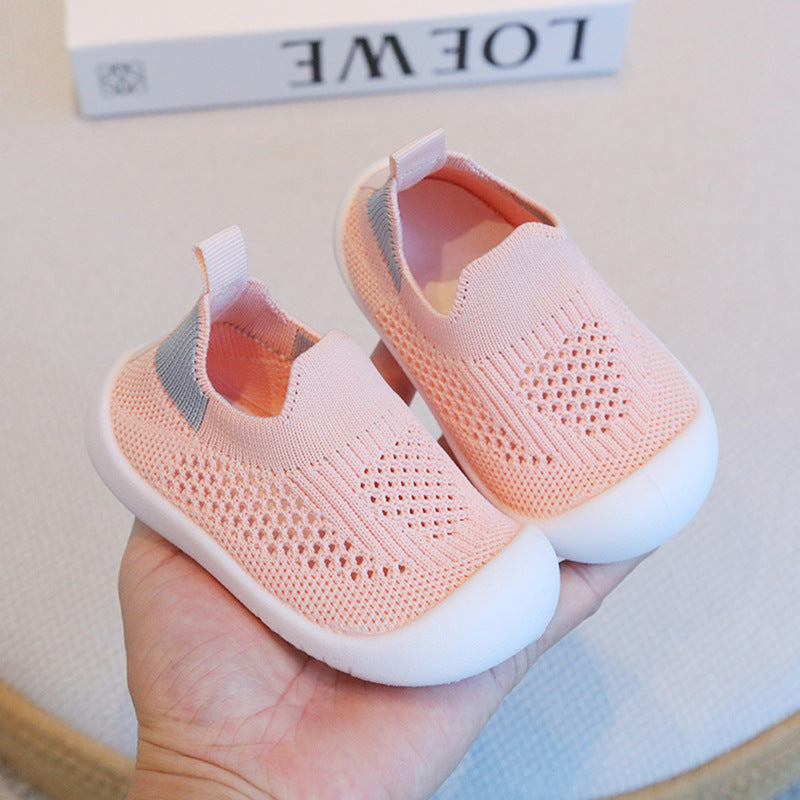 Imported Baby Kids Breathable Mesh Sneakers | Soft Bottom Non-Slip Shoes for Girls & Boys (0–4 Years)