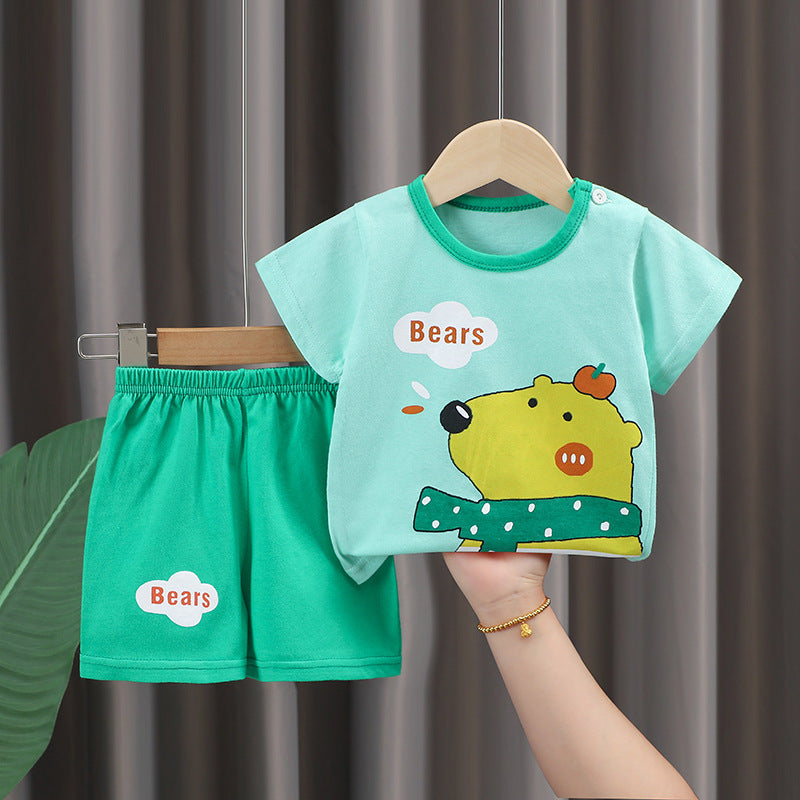 Imported Kids Cotton T-Shirt & Shorts Summer Set