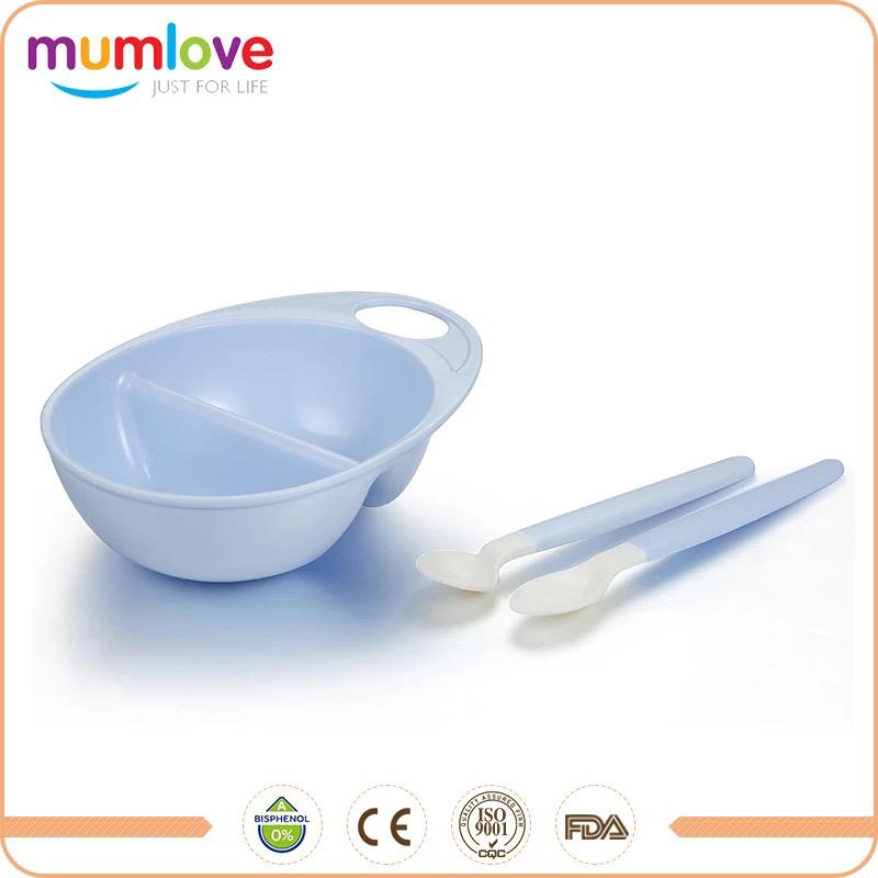 Imported Baby 3 Pcs Feeding Bowl and Spoon Set