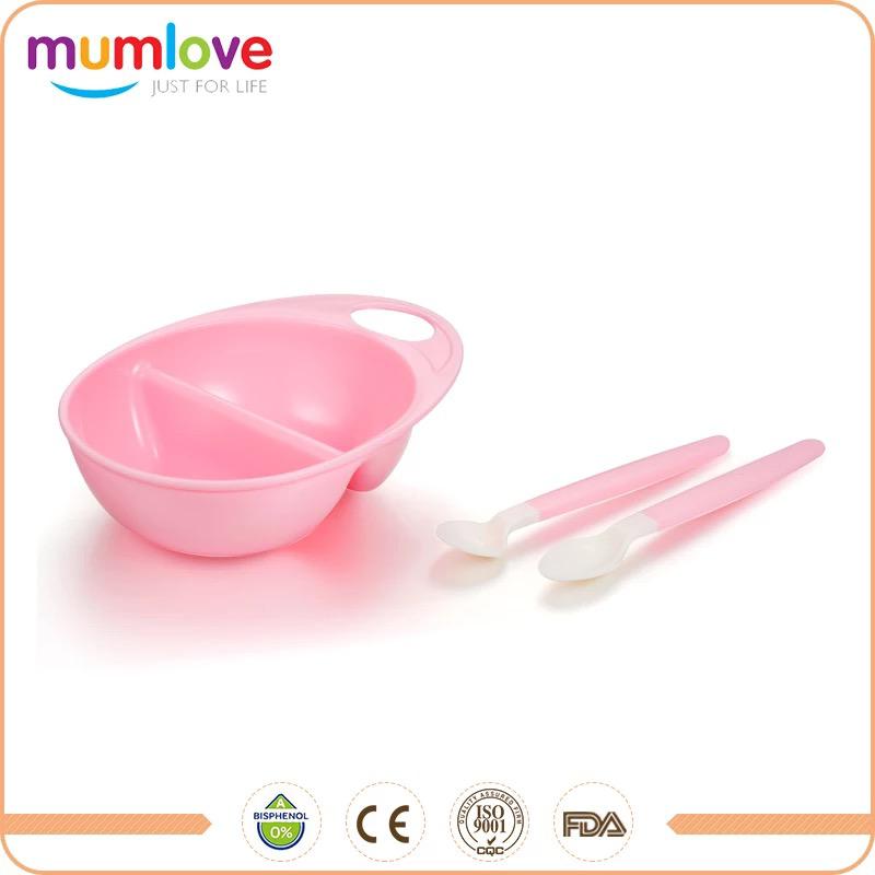 Imported Baby 3 Pcs Feeding Bowl and Spoon Set