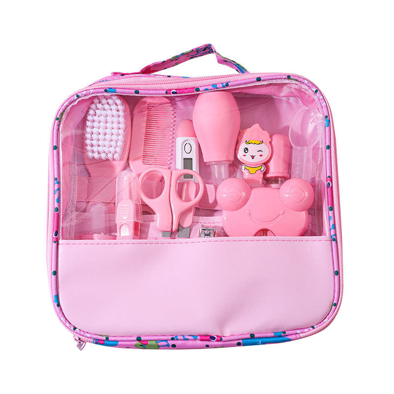 Imported 13 Piece Baby Care & Grooming Set – Newborn Essentials Kit with Handbag