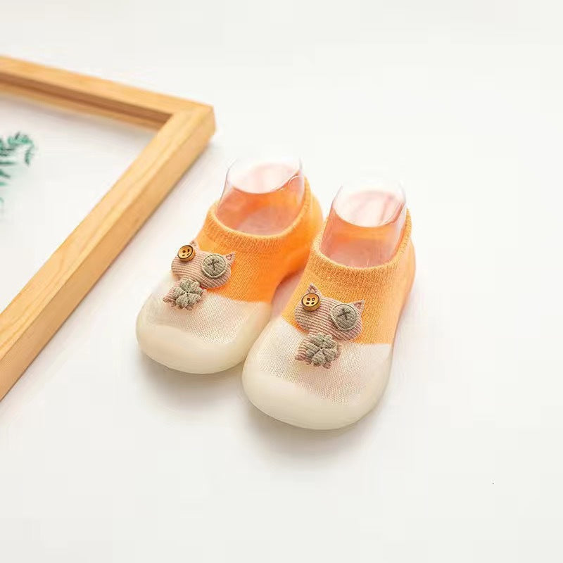 Baby Winter Soft Sole Non-Slip Socks Shoes | Warm Cartoon Character Shoes for Toddlers 0–3 Year
