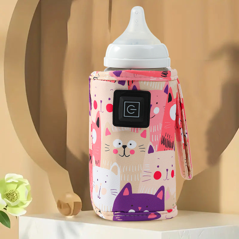 Imported USB Baby Bottle Warmer | Portable Travel Milk Feeder Warmer for Babies