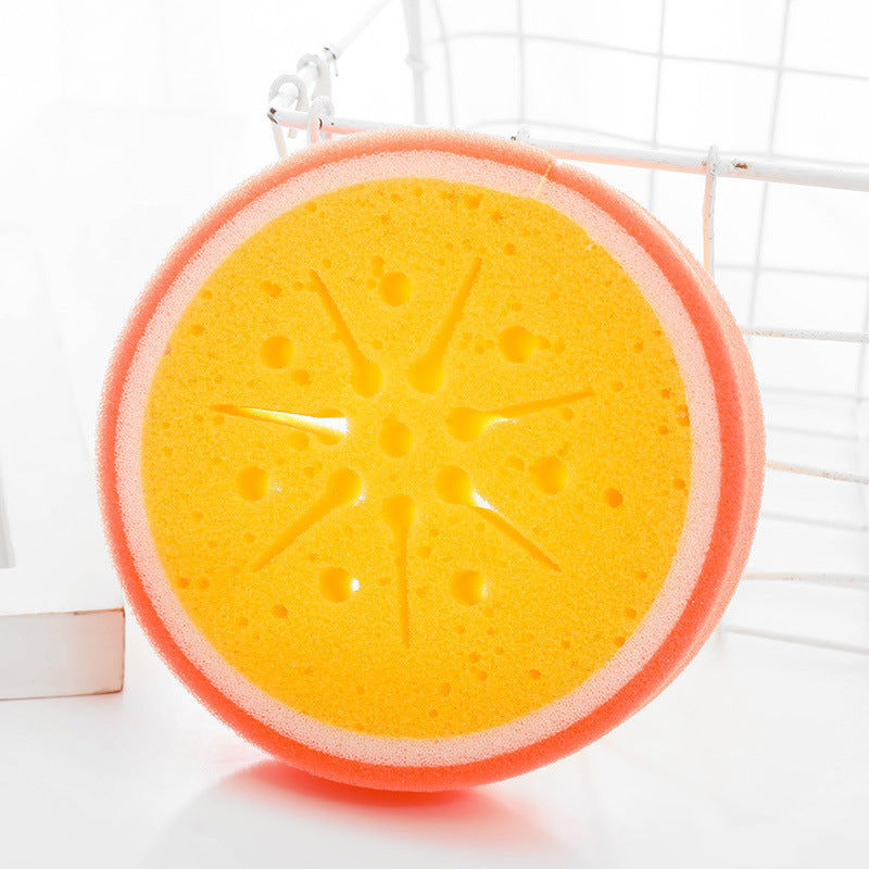 Imported Baby Bath Sponge Cute Fruit Shaped