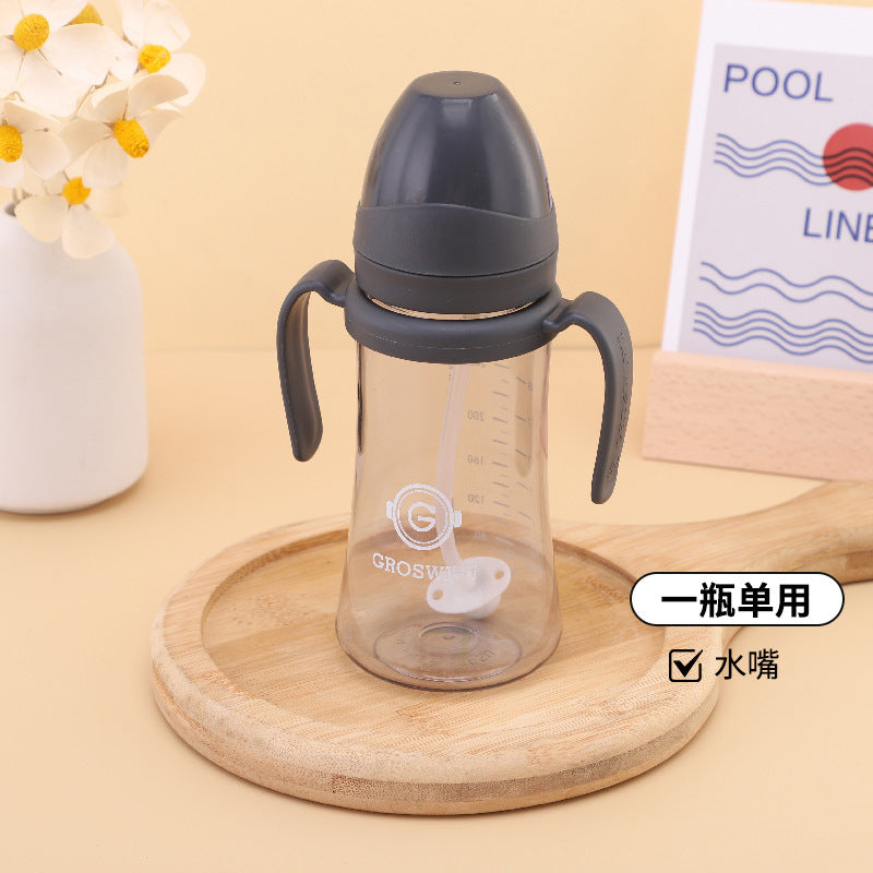 Imported PPSU Plastic Baby Feeder with Handle and Mother Resemblance Nipple