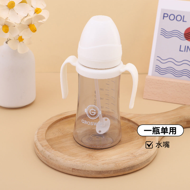 Imported PPSU Plastic Baby Feeder with Handle and Mother Resemblance Nipple