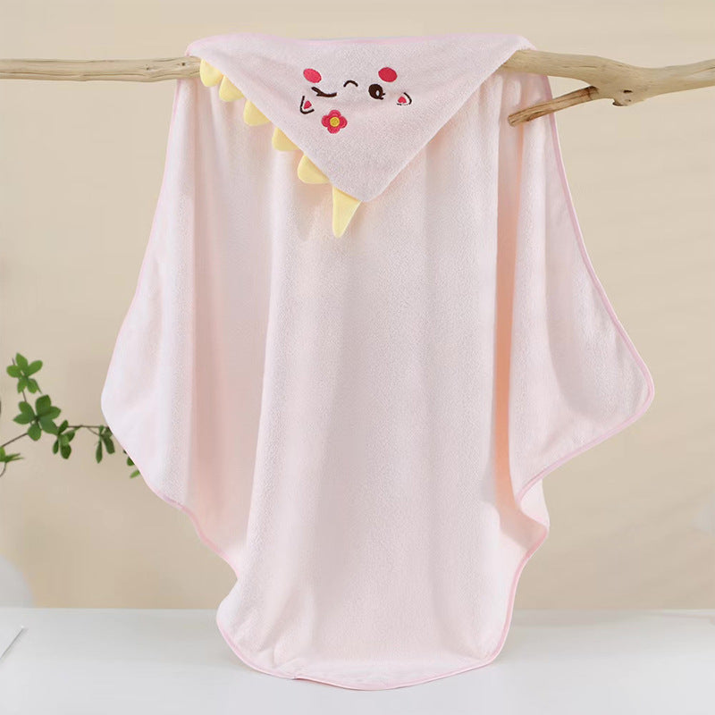 Imported Newborn Baby Cartoon Animal Baby Bath Towel With Hood for 0-12 Months