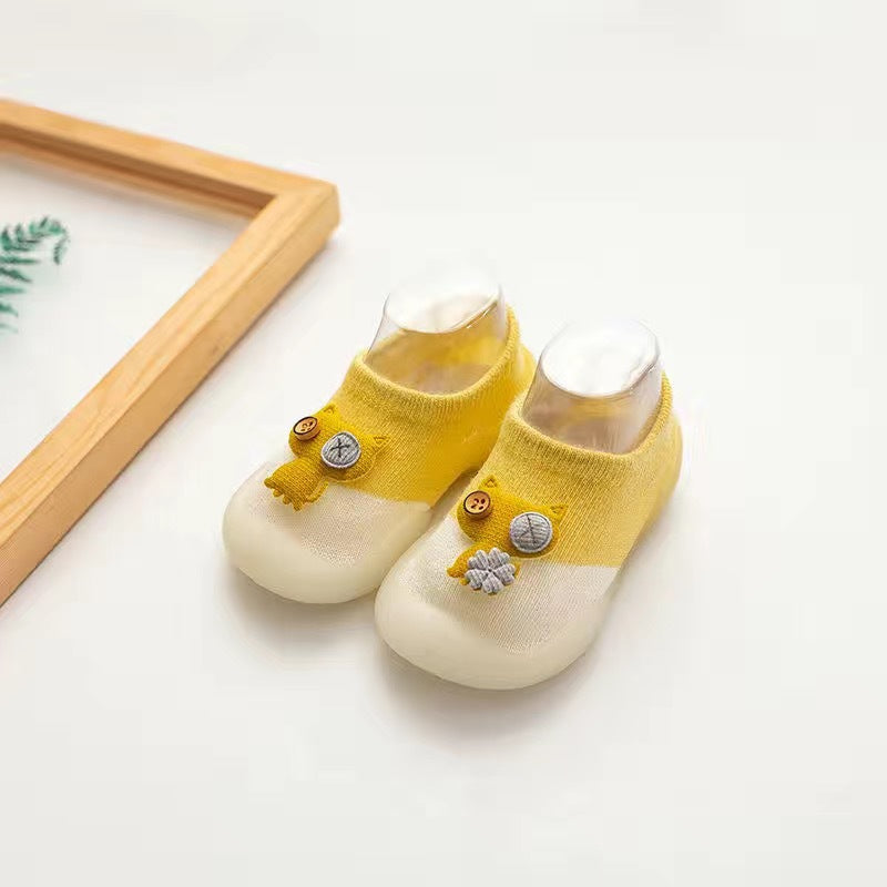 Baby Winter Soft Sole Non-Slip Socks Shoes | Warm Cartoon Character Shoes for Toddlers 0–3 Year