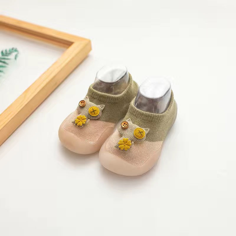 Baby Winter Soft Sole Non-Slip Socks Shoes | Warm Cartoon Character Shoes for Toddlers 0–3 Year