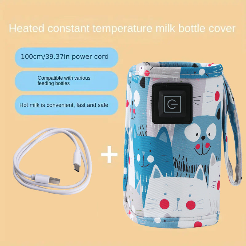 Imported USB Baby Bottle Warmer | Portable Travel Milk Feeder Warmer for Babies