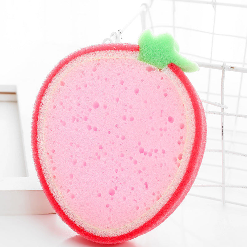 Imported Baby Bath Sponge Cute Fruit Shaped