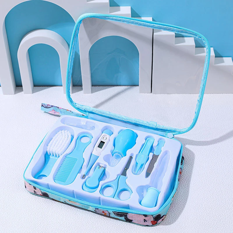 Imported 10PCS Baby Care Grooming & Nursing Set – Nail Kit & Thermometer