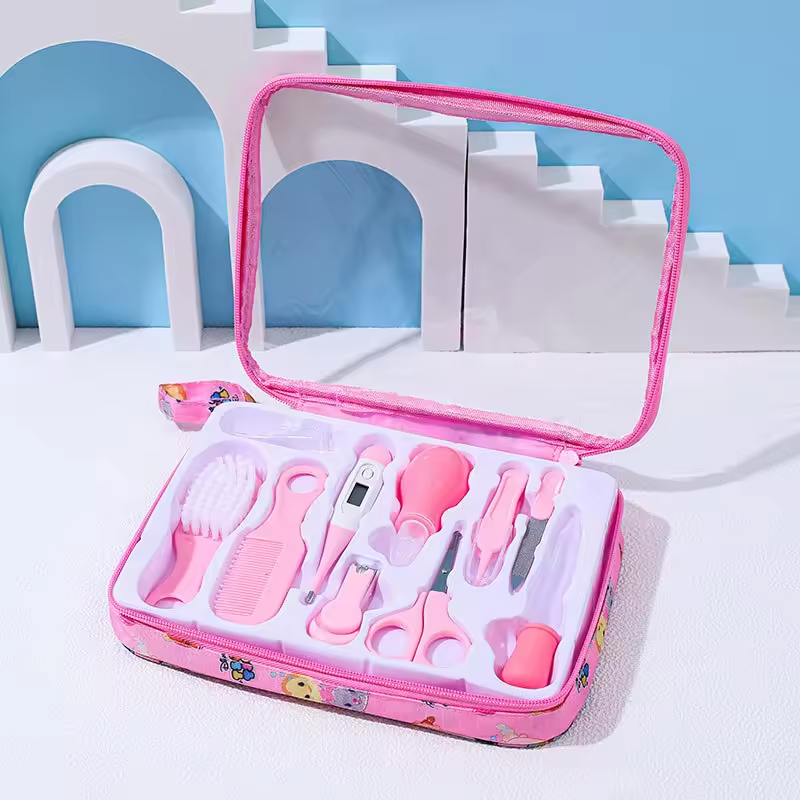 Imported 10PCS Baby Care Grooming & Nursing Set – Nail Kit & Thermometer