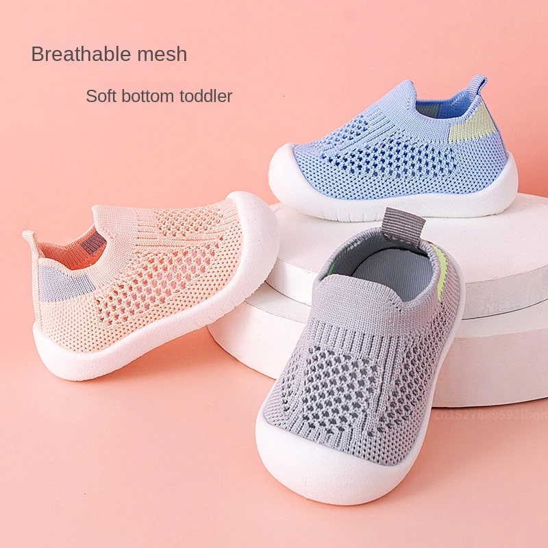Imported Baby Kids Breathable Mesh Sneakers | Soft Bottom Non-Slip Shoes for Girls & Boys (0–4 Years)