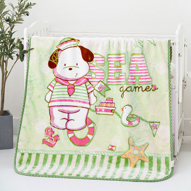 Super Soft Kids Double Ply Embossed Blanket for 3-10 Years