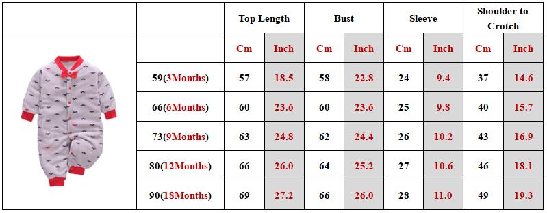 Imported Winter Baby Kids Gentleman Warm Romper for 0-18 months