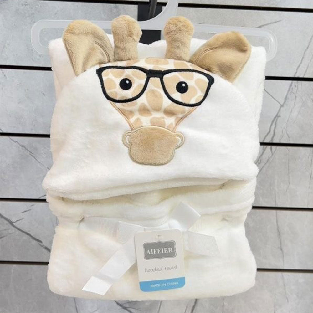 Imported Super Soft Cute 3D Character Baby Hooded Blanket