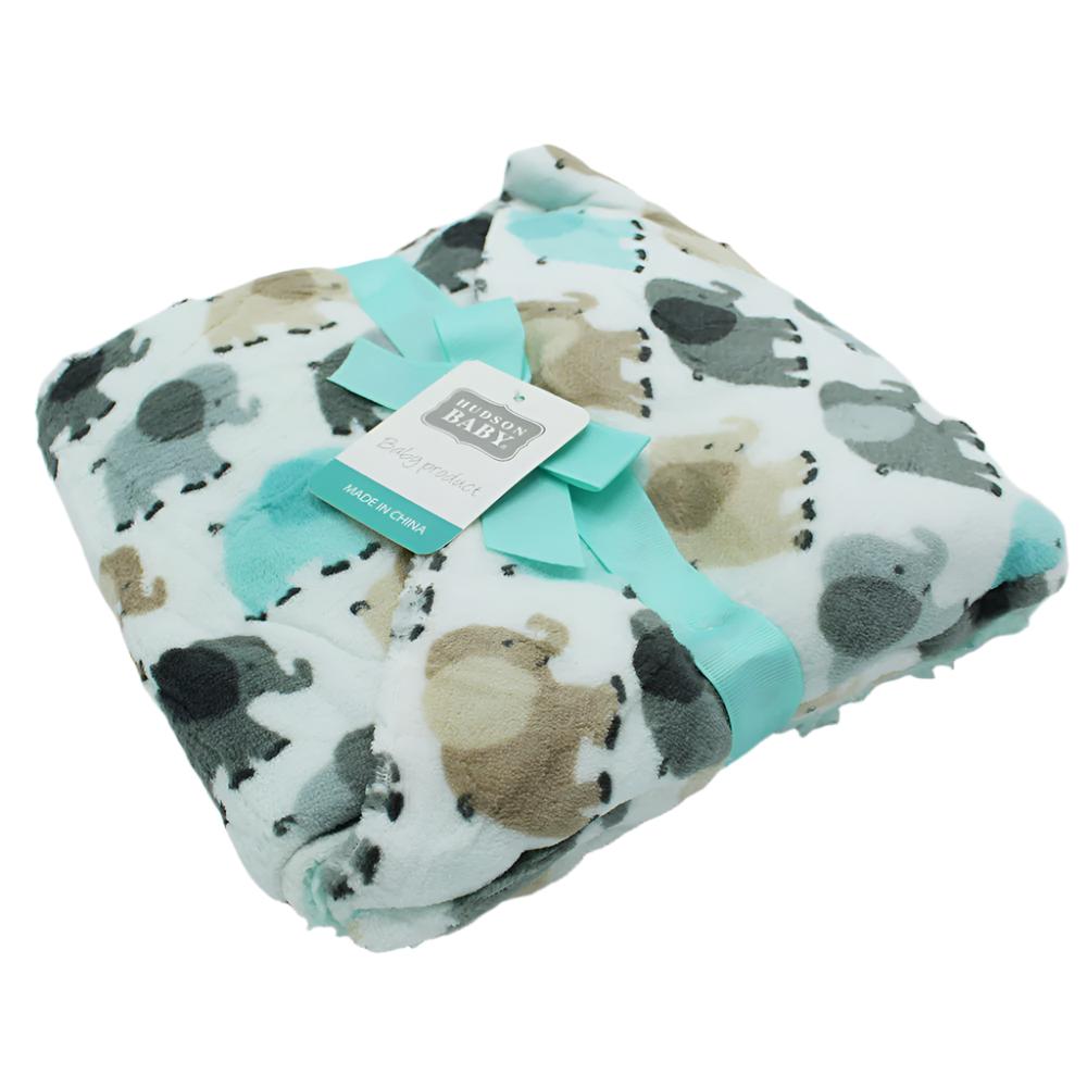 Imported Baby Super Soft Printed Baby Blanket Hooded Wrapping Shawl Comforter Quilt