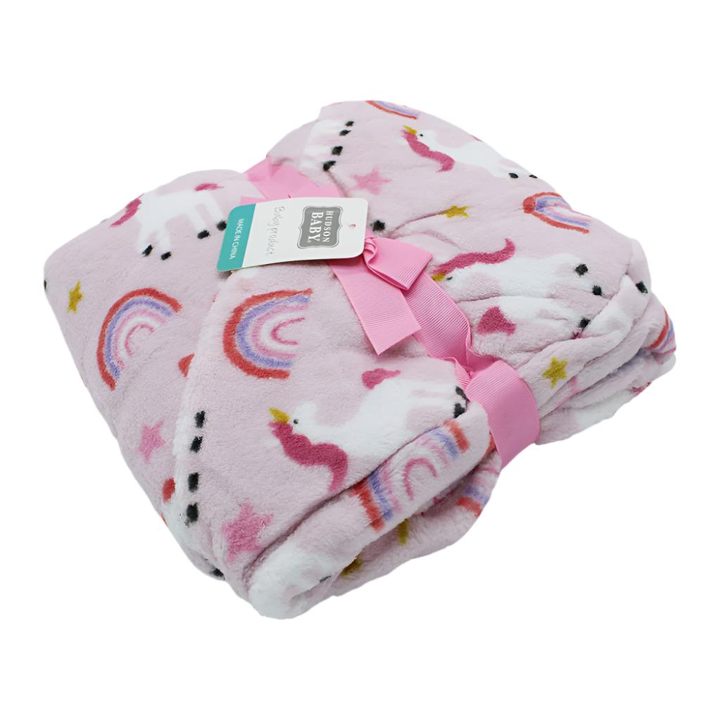 Imported Baby Super Soft Printed Baby Blanket Hooded Wrapping Shawl Comforter Quilt