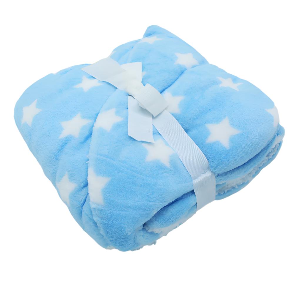 Imported Baby Super Soft Printed Baby Blanket Hooded Wrapping Shawl Comforter Quilt