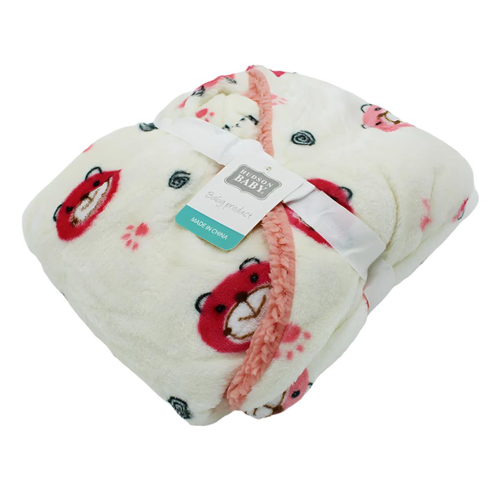 Imported Baby Super Soft Printed Baby Blanket Hooded Wrapping Shawl Comforter Quilt