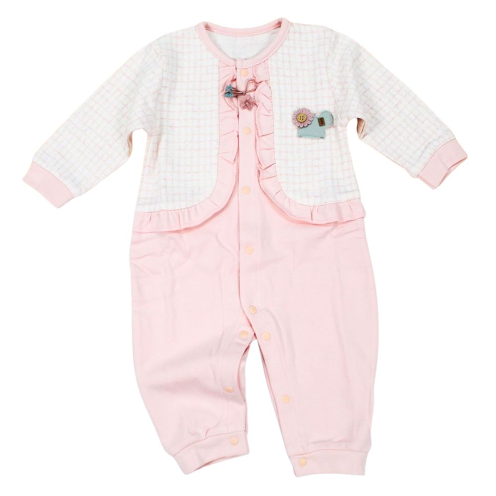 Imported Girl Frock Frilly Coat Style Romper for 4months – 2years