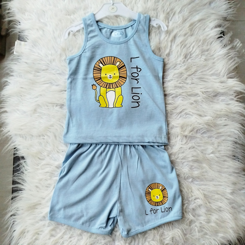 Baby Kids Cute Sleeveless Sando Dress for 3 Months - 5 Years
