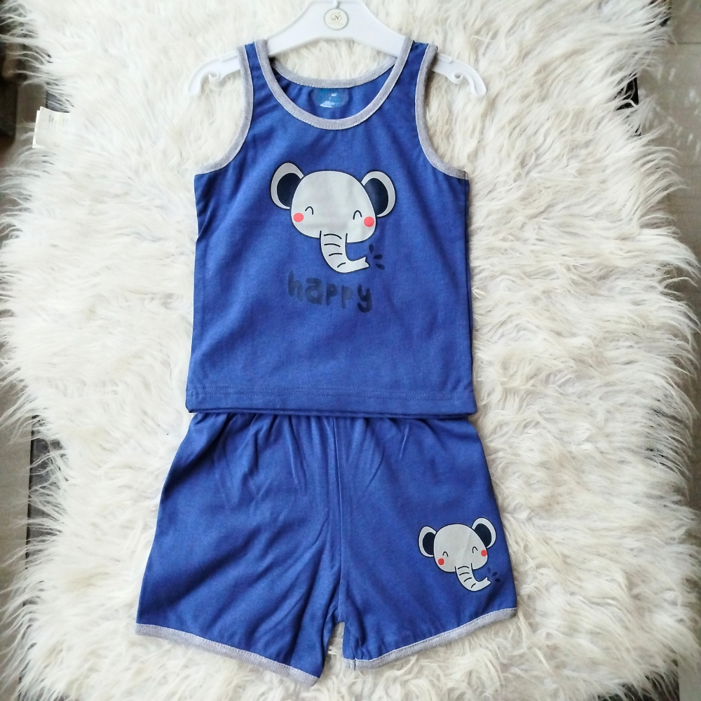 Baby Kids Cute Sleeveless Sando Dress for 3 Months - 5 Years