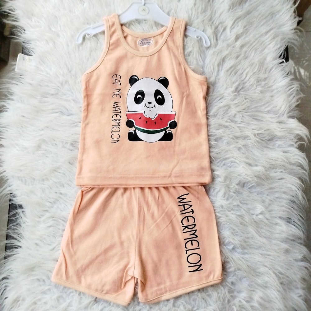 Baby Kids Cute Sleeveless Sando Dress for 3 Months - 5 Years