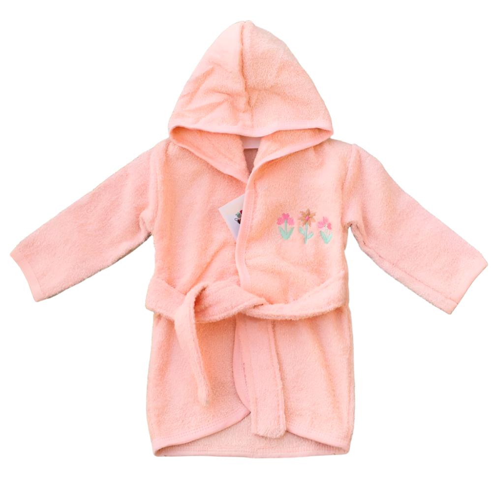 Baby Kids Bath Robe Bath Gown Towel with Full Sleeves and Hood for 0 to 18 Months