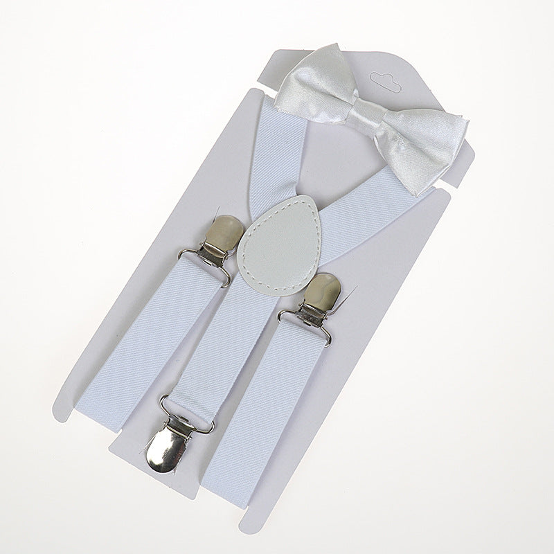 Imported Kids Suspenders Elastic Kids Gallace and Bow