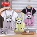 Imported Baby Kids 3D Panda Shirt with Dungaree Romper (6 Months–4 Years)