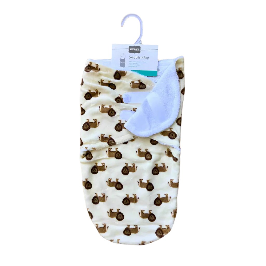 Imported Winter Baby Cute Printed Swaddle Wrap for 0-6 Months