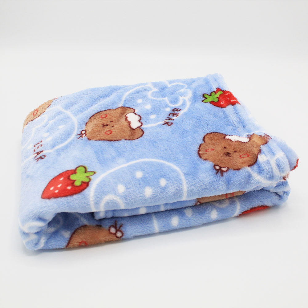 Baby Super Soft Printed Baby Bear Berry AC Blanket Comforter Quilt