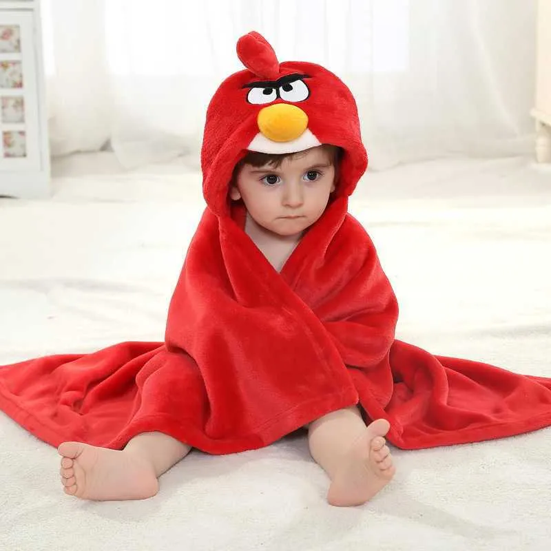 Baby Super Soft Cute 3D Character Hooded Baby AC Blanket