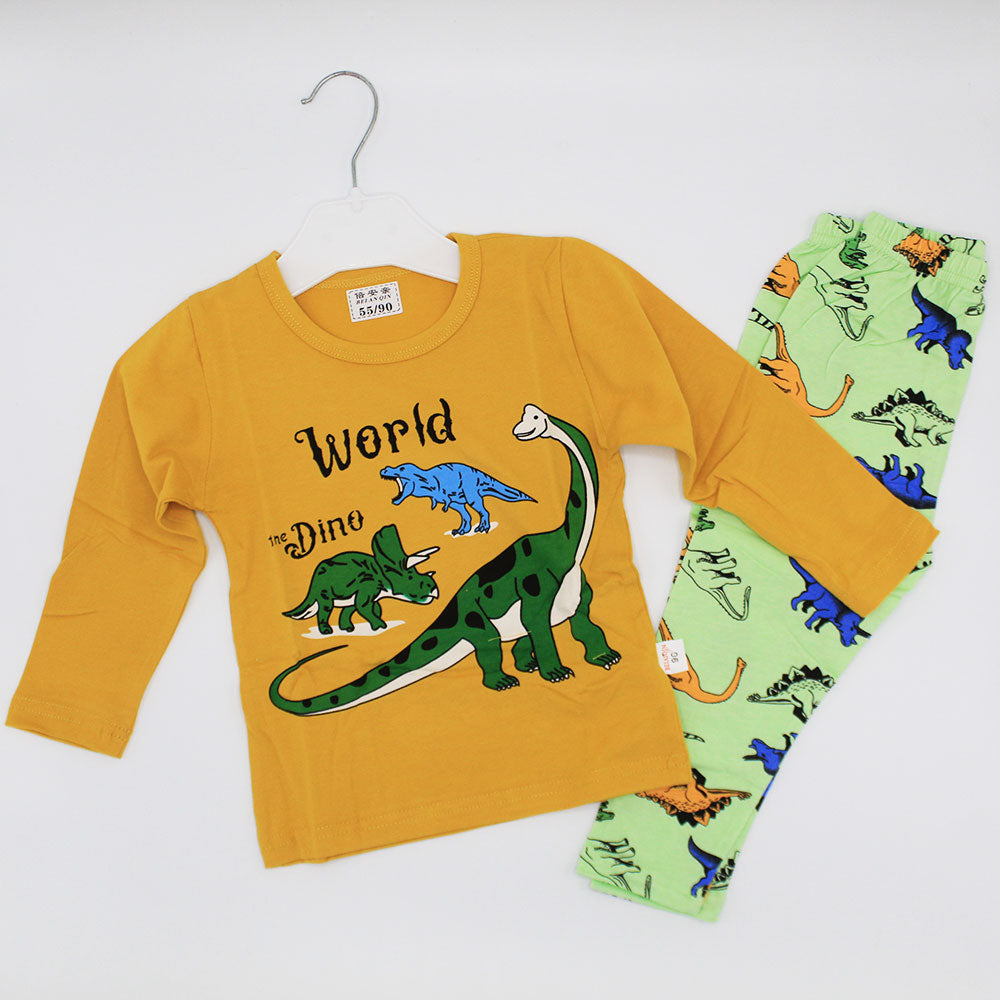 Imported Kids Full Sleeves Pajama Suit for 12 Months - 4 Years
