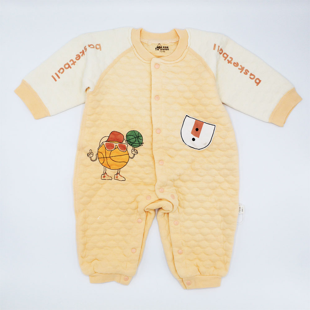Imported Baby Winter Basketball Polyester Filled Warm Romper for 4 – 18 months