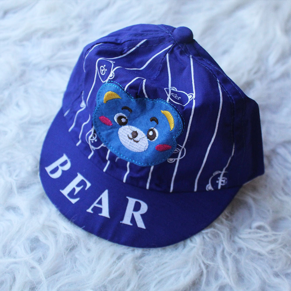 Baby Cute Kids 3d Embroidered Bear Fancy Hat Cap for 0-2 Years