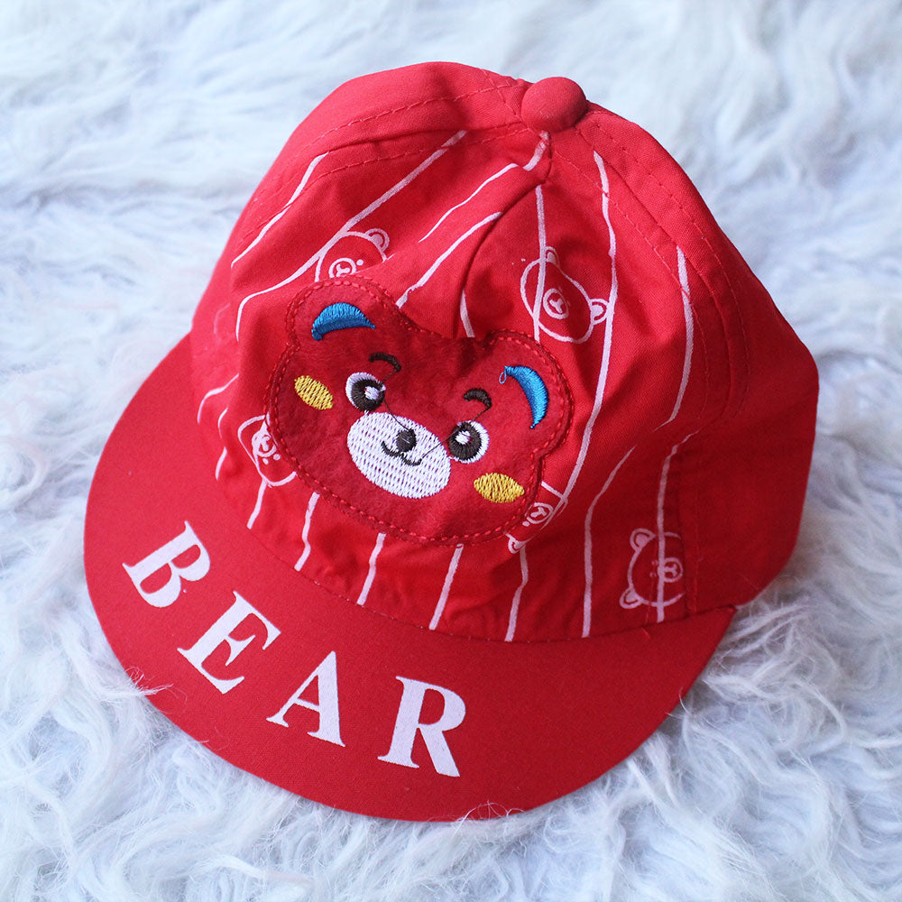 Baby Cute Kids 3d Embroidered Bear Fancy Hat Cap for 0-2 Years